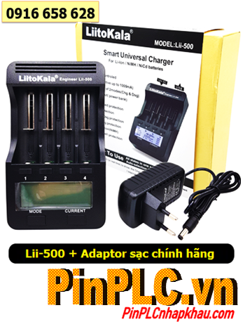 LiitoKala Lii-500 Máy sạc Pin Lithium và Đo Test Dung lượng - Nội trở Pin LiitoKala Lii-500 chính hãng
